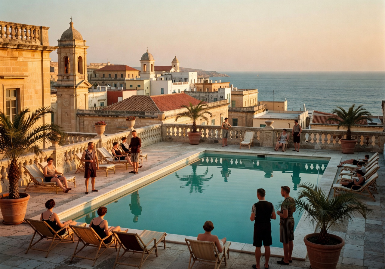 1926 Hotel and Spa Sliema Malta rooftop pool