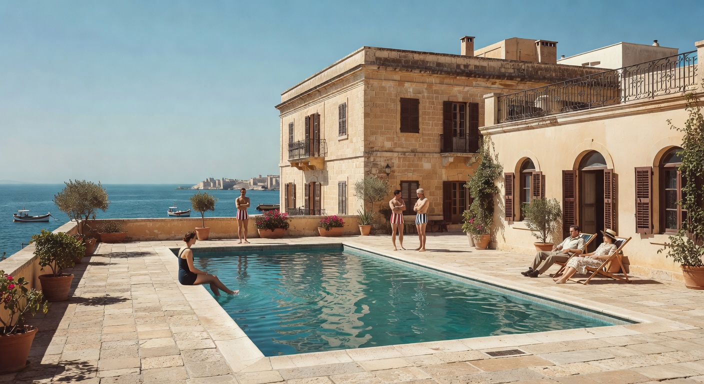 1926 Hotel Spa Sliema Malta rooftop pool Mediterranean
