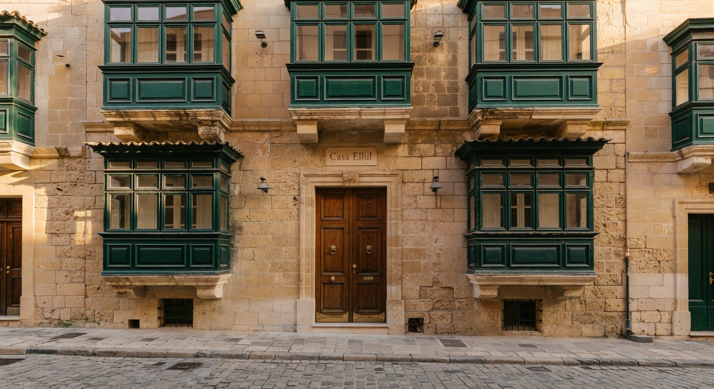 Casa Ellul Valletta boutique hotel facade
