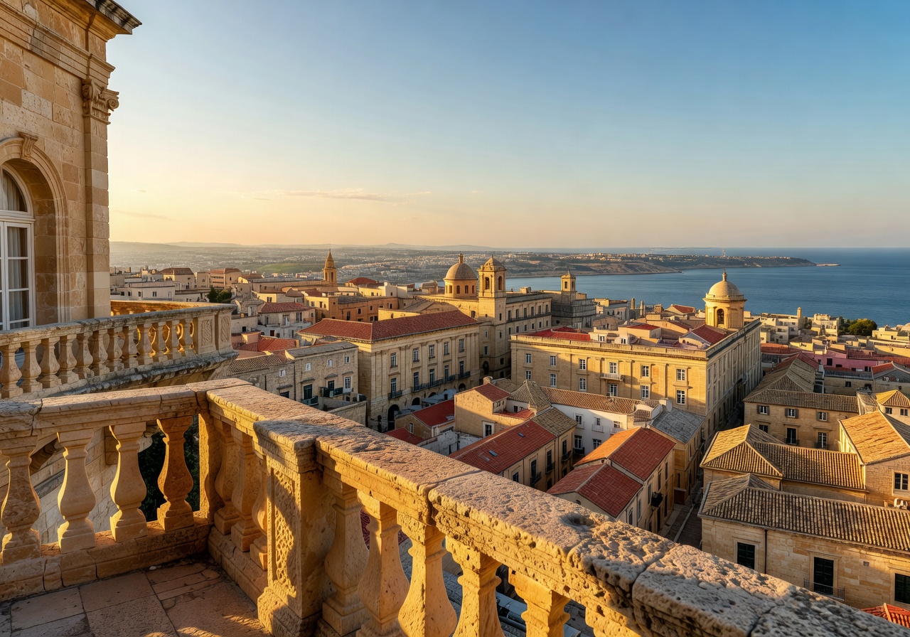 Xara Palace Mdina balcony view